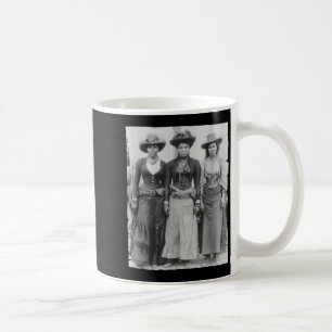 Melanin cowgirls black history month african coffee mug