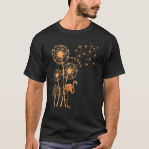Melanin Dandelion Flamingo Black History Month Cut T-Shirt