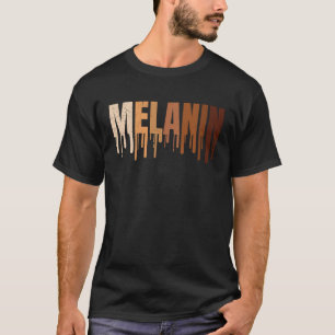 Melanin dark skin colour and proud Africa  1 T-Shirt