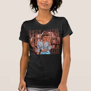 Melanin Faux Glitter Chic Black Woman Glam  T-Shirt