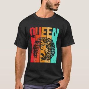 Melanin For Educated Strong Black Woman Queen T-Shirt