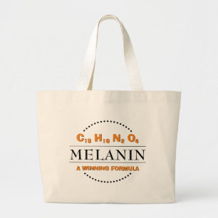 MELANIN Formula Large Tote Bag