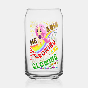 Melanin Growing And Glowing Can Glass