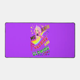 Melanin Growing And Glowing Desk Mat