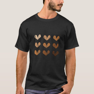 Melanin Heart Black History Month BLM African Amer T-Shirt