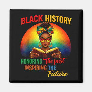 Melanin honouring past inspiring pride book black magnet