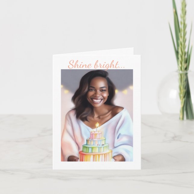 Melanin Magic Birthday Card - Her (Front)