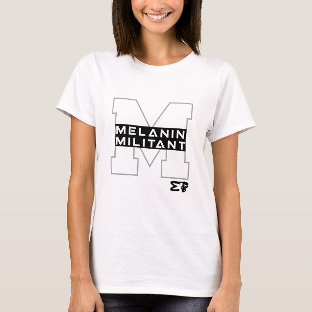 Melanin Militant Expressive Tees (Front)