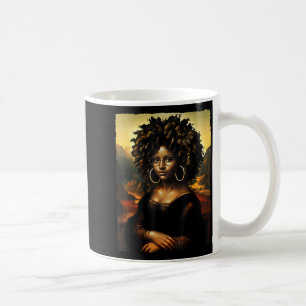 Melanin mona lisa african american black history coffee mug