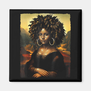 Melanin mona lisa african american black history magnet