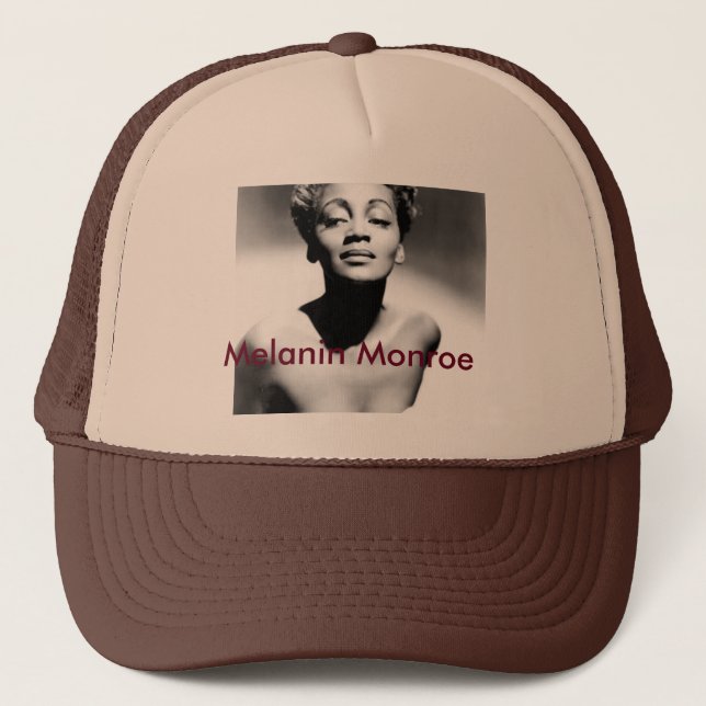 Melanin Monroe Trucker Hat (Front)