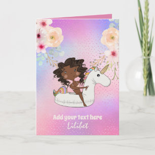 Melanin Princess Birthday Cards for all Ages