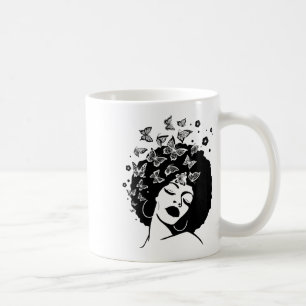 Melanin Queen African American Strong Black Natura Coffee Mug