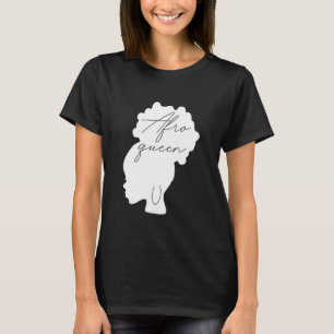 Melanin Queen Afro Queen T-Shirt
