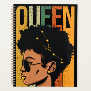 Melanin Queen Black Girl Magic African Sista Love Planner