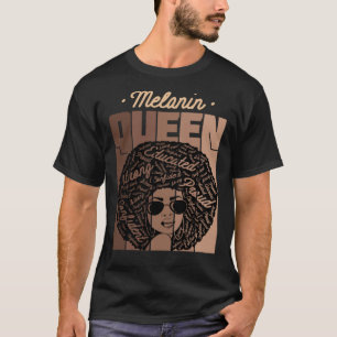 Melanin Queen  Black History Month & Pride T-Shirt