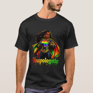 Melanin queen girls black woman pride strong  T-Shirt