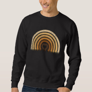 Melanin Rainbow Hands Black History Month BLM Afri Sweatshirt
