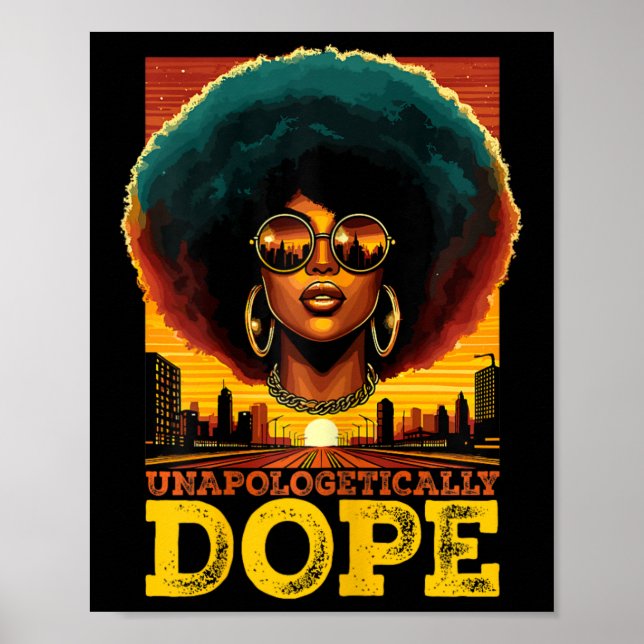 Melanin Unapologetically Drug Juneteenth Black His Poster (Front)