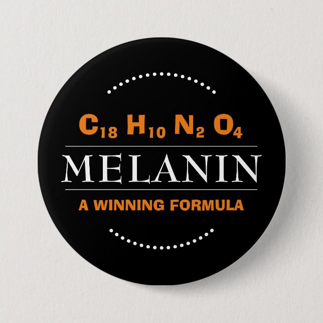 MELANIN Winning Formula 7.5 Cm Round Badge (Front)