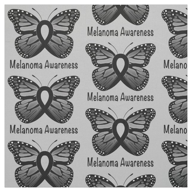 Melanoma Awareness: Butterfly Fabric (Swatch)