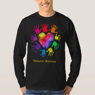 Melanoma Awareness Hands Melanoma T-Shirt