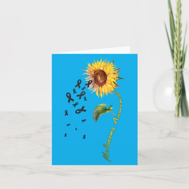 Melanoma Awareness Suower Card (Front)