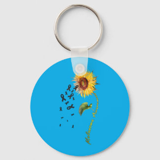 Melanoma Awareness Suower Key Ring
