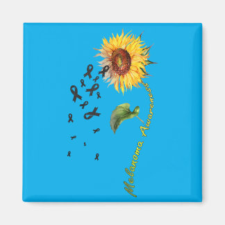 Melanoma Awareness Suower Magnet