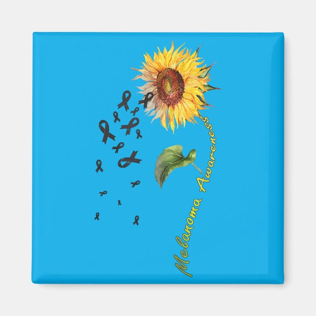 Melanoma Awareness Suower Magnet (Front)