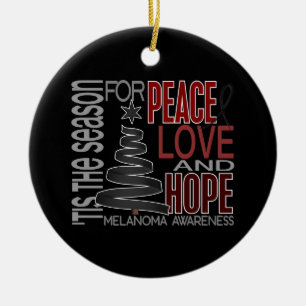 Melanoma Christmas 1 Ornaments