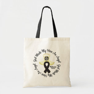 Melanoma God Made My Hero An Angel Tote Bag