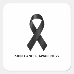 Melanoma Skin Cancer Awareness Square Sticker