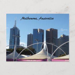 melb city postcard