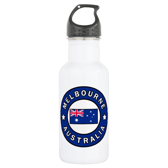 Melbourne Australia 532 Ml Water Bottle (Front)