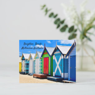 Melbourne, Australia, Brighton Beach, Postcard