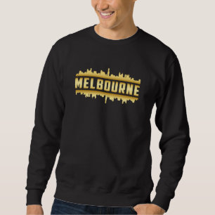 Melbourne Australia City Skyline Cityscape Gift Sweatshirt