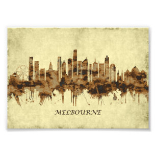 Melbourne Australia Cityscape Photo Print