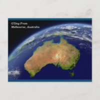Melbourne Australia From Space