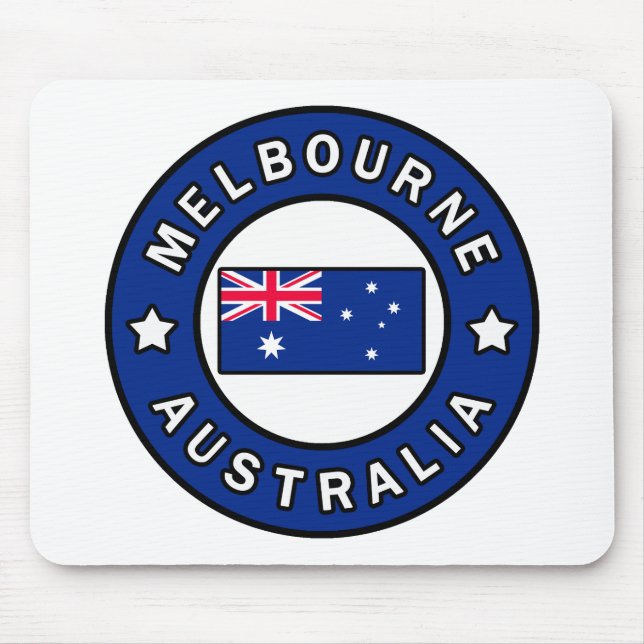 Melbourne Australia Mouse Pad (Front)
