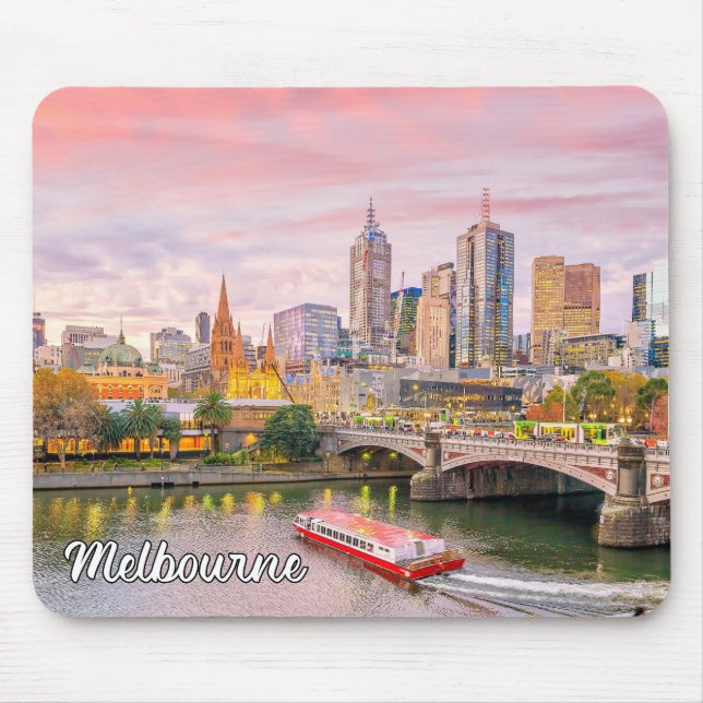 Melbourne, Australia Mouse Pad (Front)