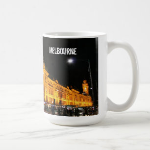 Melbourne City by Night - Mug