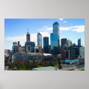 Melbourne city poster