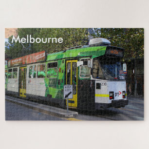 Melbourne: city tram, Victoria, Australia Jigsaw Puzzle