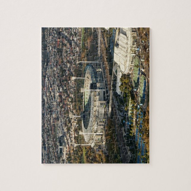 Melbourne Cricket Ground and Tennis Centre Jigsaw Puzzle (Vertical)