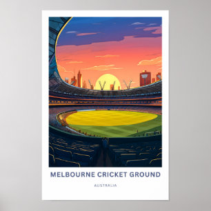 Melbourne Cricket Ground Australia Travel Print