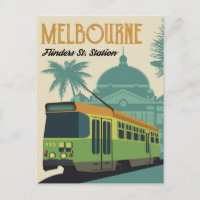 Melbourne, Flinders Street Station Tram
