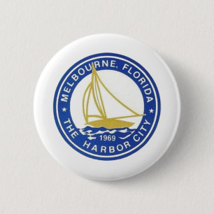 Melbourne, Florida 6 Cm Round Badge