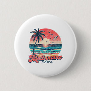 Melbourne Florida 6 Cm Round Badge