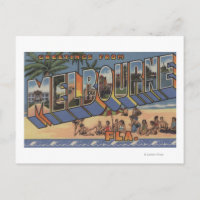 Melbourne, Florida - Large Letter Scenes